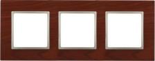 Рамка Эра 14-5303-09 14-5303-09 Рамка на 3 поста, дерево, Elegance, дуб+сл.кость, цена за 1 шт