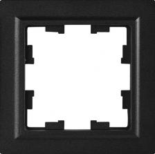 Рамка ИЭК BRITE Рамка 1-местная РУ-1-БрЧ черный, цена за 1 шт