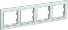 Рамка ИЭК BRITE Рамка 4-местная РУ-4-БрЖ жемчуг, цена за 1 шт