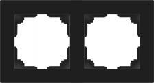 Рамка Intro 6-502-05 Рамка для розеток и выключателей Accent 6-502-05 на 2 поста, СУ, антрацит, цена за 1 шт