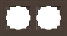 Рамка Intro 6-502-08 Рамка для розеток и выключателей Accent 6-502-08 на 2 поста, СУ, бронза, цена за 1 шт