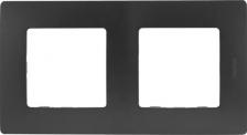 Рамка Legrand Рамка 2-м Etika антрацит Leg 672582