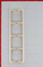 Рамка Makel Рамка 4м гориз Mimoza кремовый встроенный монтаж, арт. 32039