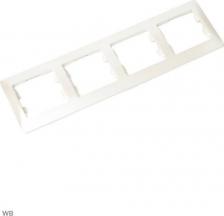 Рамка Schneider Горизонтальная четырехместная рамка GLOSSA