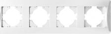 Рамка SPL Рамка 4 поста (белый) серия BW 12 шт. 201204
