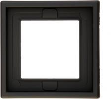 Рамка Systeme Electric Рамка 1-постовая ArtGallery IP44, карбон, GAL441001