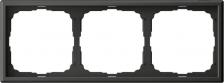 Рамка Systeme Electric Рамка 3-постовая ArtGallery, универсальная, базальт, GAL001403