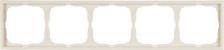 Рамка Systeme Electric Рамка 5-постовая ArtGallery, универсальная, песочный, GAL001205