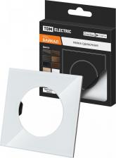 Рамка TDM Electric Рамка одиночная хрустально-белая, стекло, Байкал, цена за 1 шт