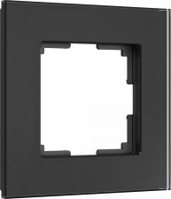 Рамка Werkel Рамка для розетки / выключателя на 1 пост W0013108 Senso черный soft-touch