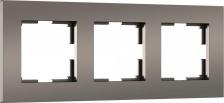Рамка Werkel Рамка Slab (a062814) трехместная универсальная бронза матовая IP20