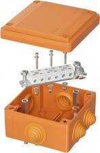 Распределительная коробка DKC Коробка ответвительная FS 100х100х50мм 6р 450В 6А 4кв.мм с каб. вводами и клеммн. IP56 пла