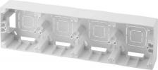 Распределительная коробка Эра 12-6104-01 12-6104-01 Коробка наклад. монтажа 4 поста, Эра12, белый, цена за 1 шт