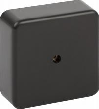 Распределительная коробка Эра BS-B-75-75-28 Распаячная коробка BS-B-75-75-28 для кабель-канала черная 75х75х28мм IP40, цена за 1 шт