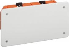 Распределительная коробка Эра KRP-172-96-45 Коробка распаячная KRP 172х96х45мм для полых стен саморез. пласт. лапки, крышка IP20, цена за 1 шт