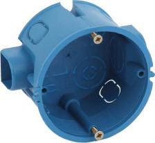 Распределительная коробка Эра KUTS-68-45-blue Коробка установочная КУТС 68х45мм для твердых стен саморез., стыковочные узлы синяя IP20, цена за 1 шт