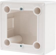 Распределительная коробка Rexant Бокс для накладного монтажа электроустановочных изделий, глубина 43 мм, белый, цена за 1 шт