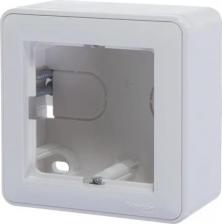 Распределительная коробка Systeme Electric Коробка подъемная W59 одноместная цвет белый