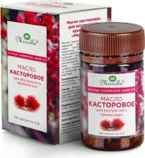 Растительное масло Mirrolla Масло касторовое для внутреннего применения, капсулы по 0,3г №100