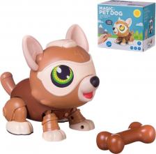 Робот/трансформер Junfa Toys Робот-Собака (ходит за косточкой) на батарейках WB-01777