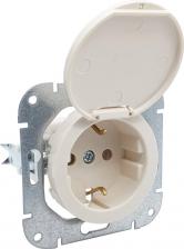 Розетка Bylectrica Розетка 1-местн. без с земл.с крышкой, скр. уст., 220.250 В, 50Гц, 16А, IP20, УХЛ4, габ.разм.: 71х71х51 мм; уст.разм.: 55…75 мм, сеч.пров. 1,5-2,5 мм2