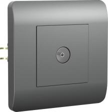 Розетка CHINT Розетка телевизионная одиночная TV NEW3-E коннектор серебро 431411