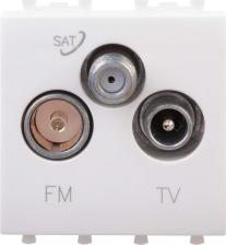 Розетка DKC Розетки TV-FM-SAT предназначены для комплектации систем организации рабочих мест. Назначение: для монтажа в системы "In-liner Front" и "Aero" при