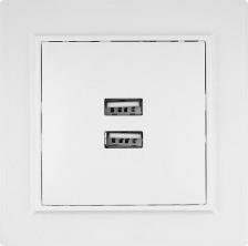 Розетка EKF Двухместная розетка Минск 4690216214016