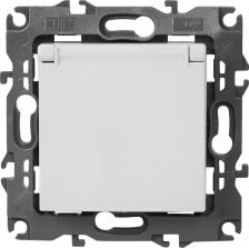 Розетка Эра 12-2103-01 12-2103-01 Розетка 2P+E Schuko со шторками с крышкой, 16A-250В, IP20, Эра12, белый, цена за 1 шт