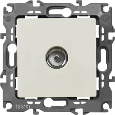 Розетка Эра 12-3101-02 12-3101-02 Розетка TV одиночная, IP20, Эра12, слоновая кость, цена за 1 шт