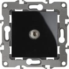 Розетка Эра 12-3101-06 12-3101-06 Розетка TV одиночная, IP20, Эра12, чёрный, цена за 1 шт