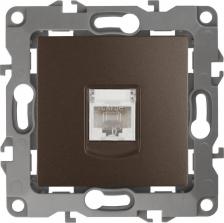 Розетка Эра 12-3107-13 12-3107-13 Розетка информационная RJ45, IP20, Эра12, бронза, цена за 1 шт