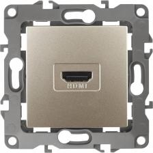 Розетка Эра 12-3114-04 12-3114-04 Розетка HDMI, IP20, Эра12, шампань, цена за 1 шт