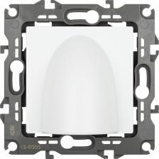 Розетка Эра 12-6003-01М Вывод кабеля Серия 12 12-6003-01М, белый матовый, цена за 1 шт