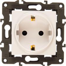 Розетка Эра 14-2102-01 14-2102-01 Розетка 2P+E Schuko со шторками, 16A-250В, IP20, Elegance, белый, цена за 1 шт