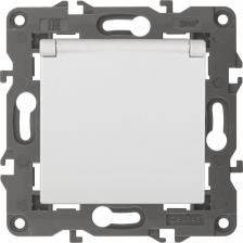 Розетка Эра 14-2103-01 14-2103-01 Розетка 2P+E Schuko со шторками с крышкой, 16A-250В, IP20, Elegance, белый, цена за 1 шт