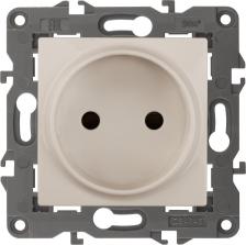 Розетка Эра 14-2105-02 14-2105-02 Розетка 2P, 16A-250В, IP20, Elegance, сл.кость, цена за 1 шт