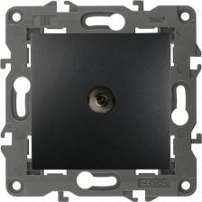 Розетка Эра 14-3101-05 14-3101-05 Розетка TV одиночная, IP20, Elegance, антрацит, цена за 1 шт