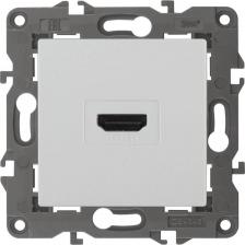 Розетка Эра 14-3114-01 14-3114-01 Розетка HDMI, IP20, Elegance, белый, цена за 1 шт