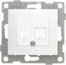 Розетка Gusi Electric Двойной механизм компьютерной розетки С10К2-028