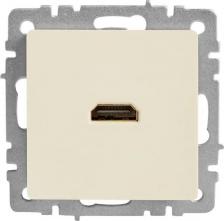 Розетка ИЭК BRITE Розетка HDMI РHDMI-0-БрКр бежевый, цена за 1 шт