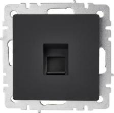 Розетка ИЭК BRITE Розетка компьютерная RJ45 кат.5E РК10-БрГ графит, цена за 1 шт