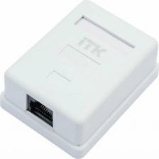 Розетка ИЭК ITK Настенная инф. розетка RJ45, кат.5Е UTP, 1-порт (CS2-1C5EU-12)