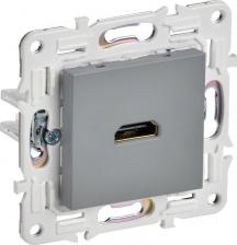Розетка ИЭК SKANDY Розетка HDMI SK-H01Gr серый, цена за 1 шт