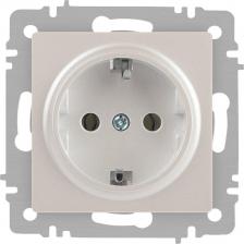 Розетка Intro 6-202-06 Розетка Accent 6-202-06 2P+E Schuko 16А-250В IP20 СУ AL/CU перламутр, цена за 1 шт