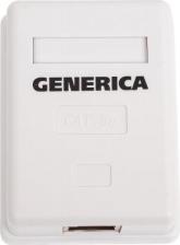 Розетка ITK Розетка RJ-45 категория 5e, FTP, белый, (CS2-1C5EF-12-G)