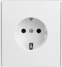 Розетка Kranz Розетка STRONG 1-ая с/з с/у, со шторками 16А жемчуг, цена за 1 шт