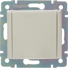 Розетка Legrand DIY Valena Крем Розетка 1-ая с/з с крышкой
