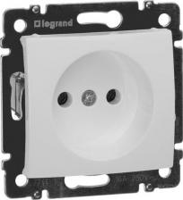 Розетка Legrand Механизм розетки 1-м СП Valena 16А IP21 без заземл. бел. Leg 774416
