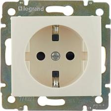 Розетка Legrand Механизм розетки 1-м СП Valena защ. шторки с заземл. сл. кость Leg 774321